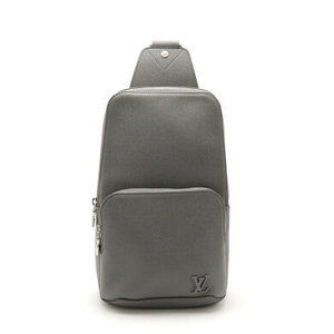 Louis Vuitton Taiga Avenue Sling Bag Shoulder Bag Leather Green Gray